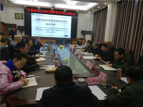 洪雅县林木种质资源普查项目顺利通过验收