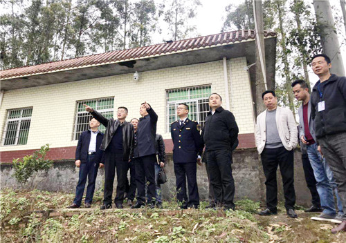 省生态环境厅调研武胜县生态环境工作