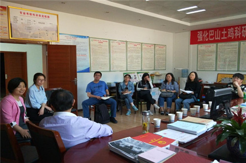 西北农林科技大学六次产业研究院博士团考察调研巴中巴山土鸡产业技术研究院