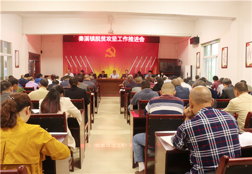 秦溪镇召开镇村干部会议