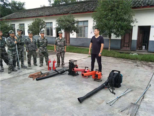保胜乡开展森林防火应急演练