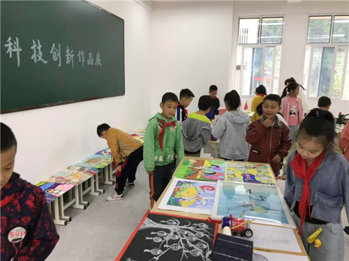 红塔小学：开展青少年科技创新作品展活动