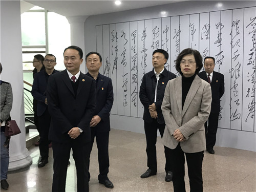 市委常委、宣传部部长何迎晓调研东坡区检察院主题教育开展情况
