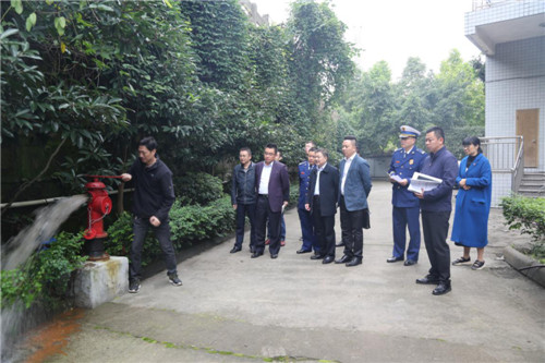 广安市委调研指导市档案馆消防安全工作