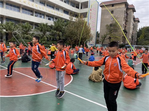 彭山一小第40届体质检测运动会开幕