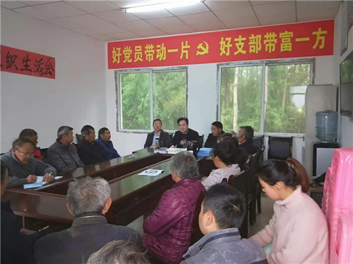 高塔镇：党组书记赴村讲党课