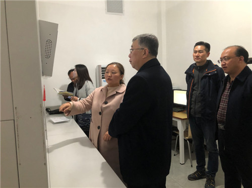 人社部全国人员流动中心调研青神县流动人员档案管理工作