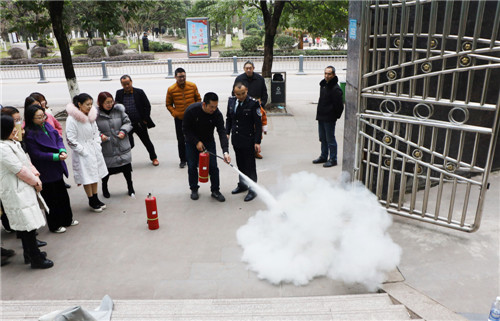 武胜县疾控中心召开消防安全专题培训
