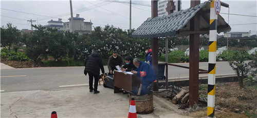 彭治祥在村口卡点值守.jpg
