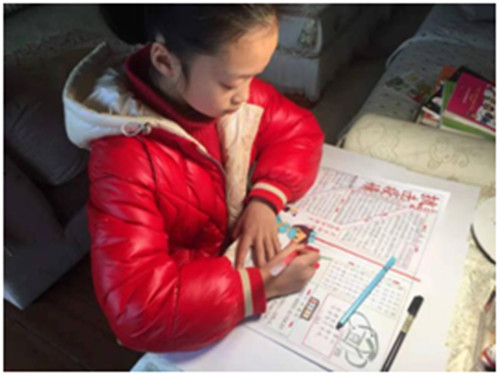 战疫情，附小学子“宅家”活动多