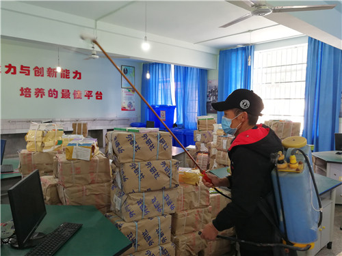 彭山区鹏利小学元宵节进行疫情防控再部署