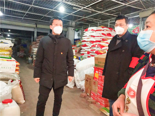 枣山园区：全力抓好市场物资供应