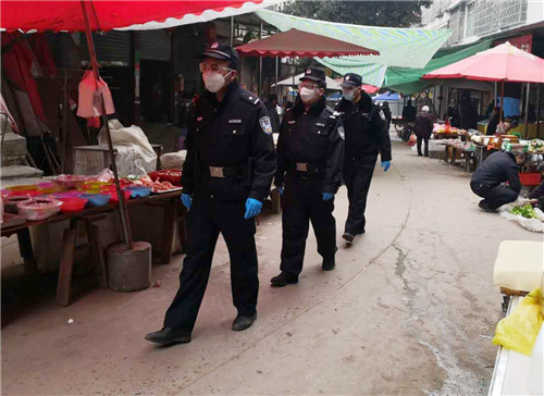 新场派出所支部全力支部阻击新型冠状病毒