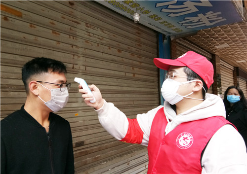 大佛寺街道：抗击疫情 应征青年勇担当