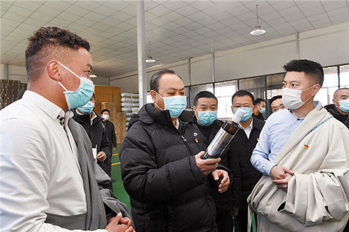 刘坪深入阿坝县调研督导新冠肺炎疫情防控和经济社会发展各项工作