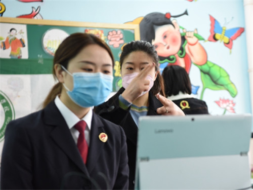 旌阳区：将“云”课堂搬进特殊教育学校