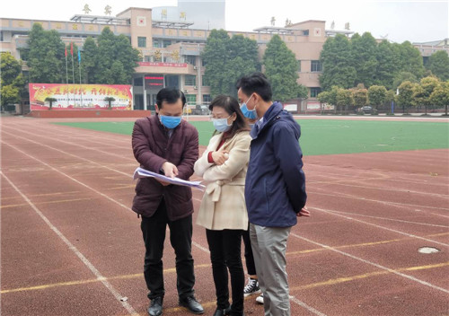 前锋区领导督导代市小学疫情防控和开学相关工作