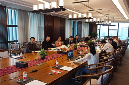 枣山园区考察团赴渝新欧（重庆）物流有限公司考察交流