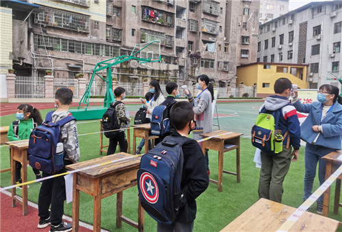 厚街小学迎来2020年春季开学第一天
