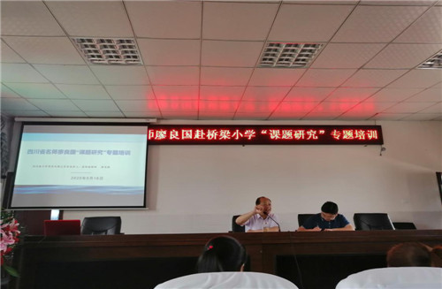 长赤镇：邀请名师进行“课题研究”专题培训