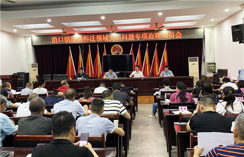 沿口镇：召开征地拆迁领域突出问题专项治理动员会