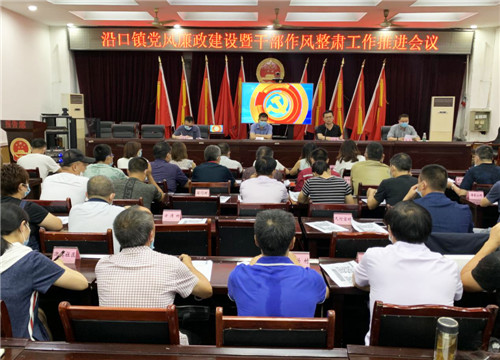 沿口镇：召开党风廉政建设暨干部作风整肃工作推进会