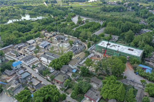 青神县：竹里院子项目火热推进