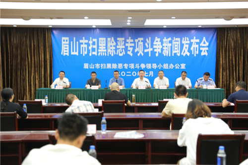 眉山市扫黑除恶专项斗争成效显著
