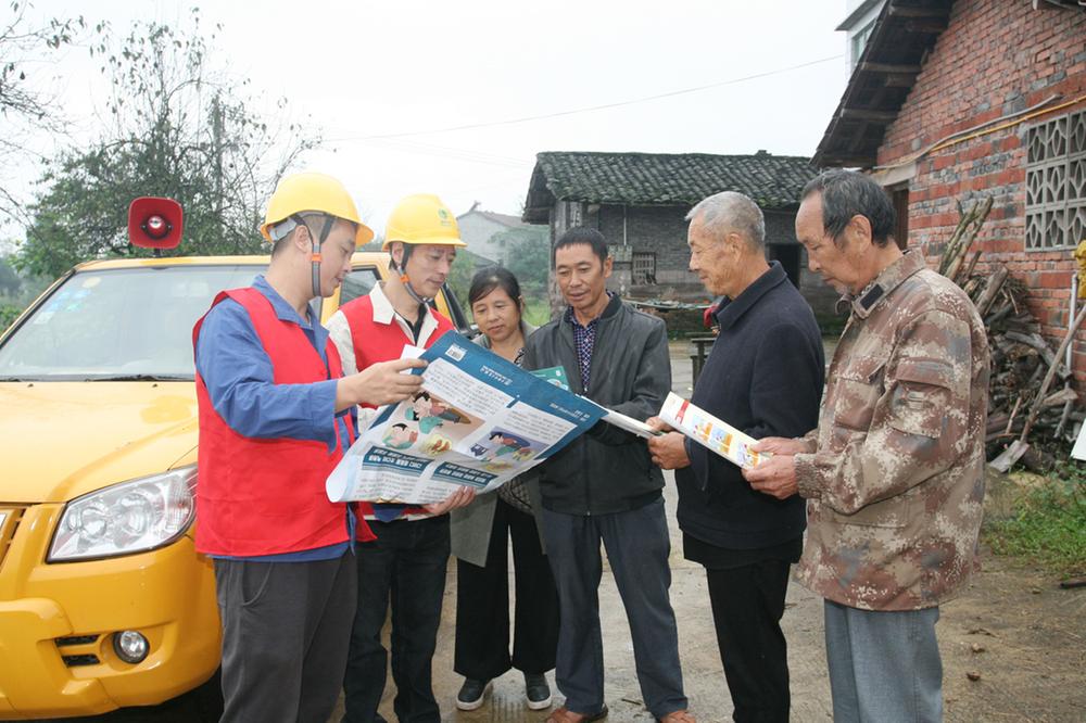 电力安全宣传“大喇叭”在武胜乡村火了起来