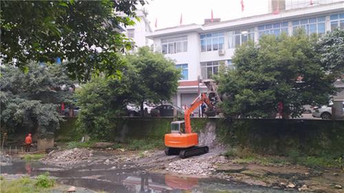 洪雅县：有序推进“引青入城”南渠管网治理工程