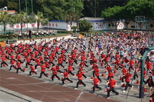 彭山区公义小学：传统武术进校园