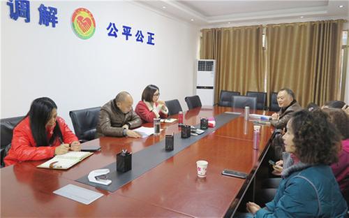 武胜县老体协到鸣钟镇、乐善镇指导检查工作