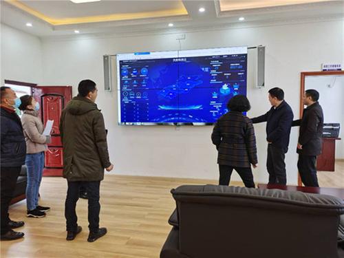 省科协检查验收开江县天府科技云服务中心标准化建设