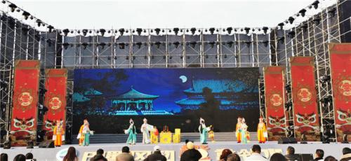 精彩纷“橙”川剧展演季在邻水县开演
