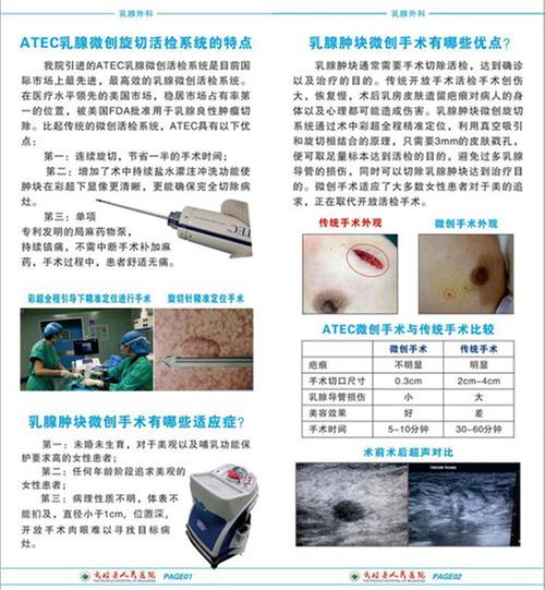 武胜县人民医院普外科开展超声引导乳腺微创旋切（VABB）手术