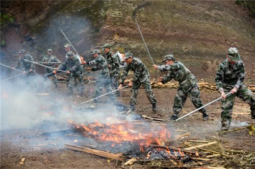 洪雅县：开展“守护绿水青山”森林火灾扑救应急演练
