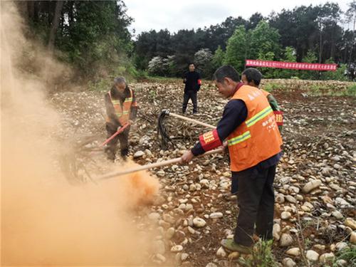 武胜供电公司开展应急演练防控森林草原火灾