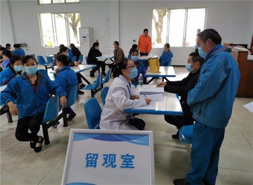 助力企业安心生产 青神县提供新冠疫苗接种“上门服务”