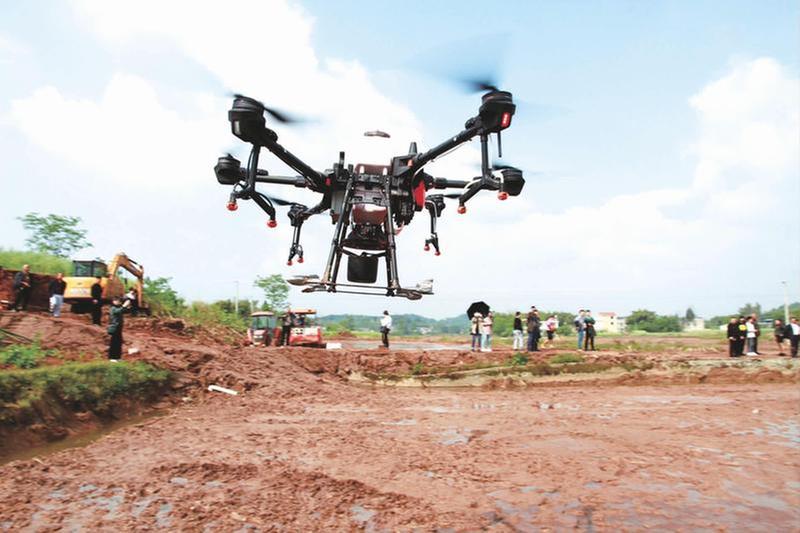 水稻直播助推5G农业