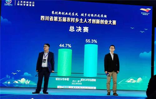雨城区选手荣获四川省第五届农村乡土人才创新创业大赛金奖
