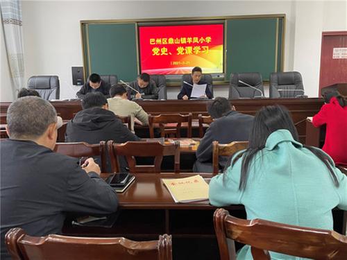 高塔镇：羊凤小学开展党史党课专题学习