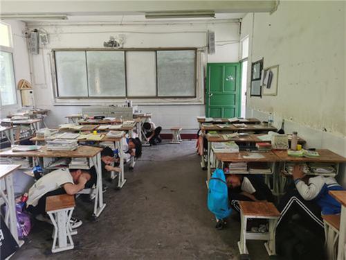 赤溪九义校开展防震减灾安全演练活动