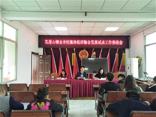 洪雅县召开合并村集体经济融合发展试点工作现场推进会