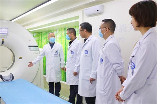 川东北首台半挂式车载天眼CT在华西广安医院启用