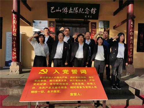 南江县东垭小学开展主题党日教育活动