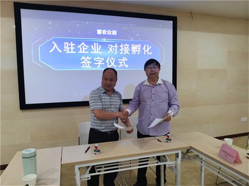 南江县雾农众创空间举行入驻企业签约仪式