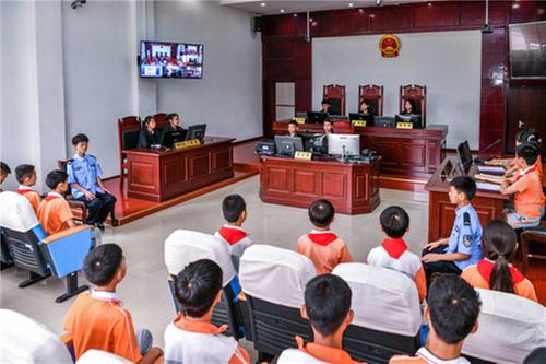 广安区人民法院开展“学法零距离，与法共成长”法庭开放日活动