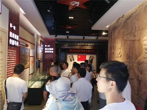 前锋区新桥街道开展党史学习教育现场教学活动