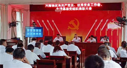 兴隆镇召开优秀共产党员、优秀党务工作者、先进基层党组织表彰大会