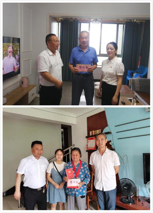 广安经开区奎阁街道开展“七·一”走访慰问活动